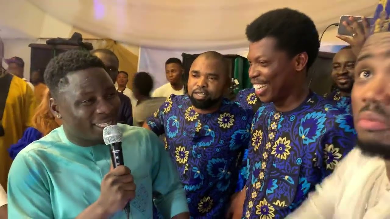 SEE HOW KAMO STATE & APA KUFOR SURPRISE ODULADE ADEKOLA AT HIS FATHER FINAL BURIAL RECEPTION IN ABK 