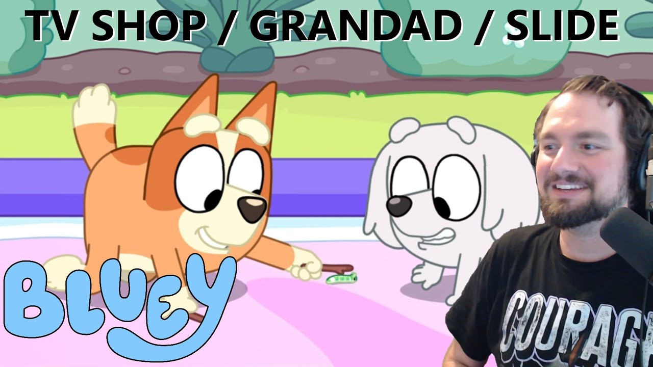 Bum Worms and Bug Inspectors - Bluey TV Shop/Grandad/Slide Reaction
