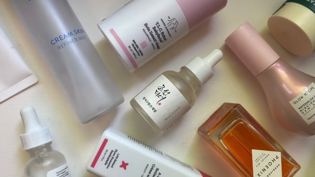 ASMR Skincare Collection - crispy whispers, light tapping ✨