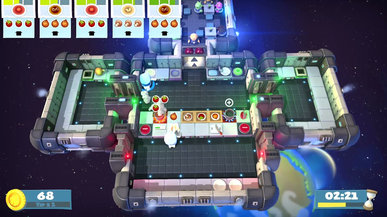 Overcooked All You Can Eat  Overcooked  Level 5-5 Single Player 4 Star