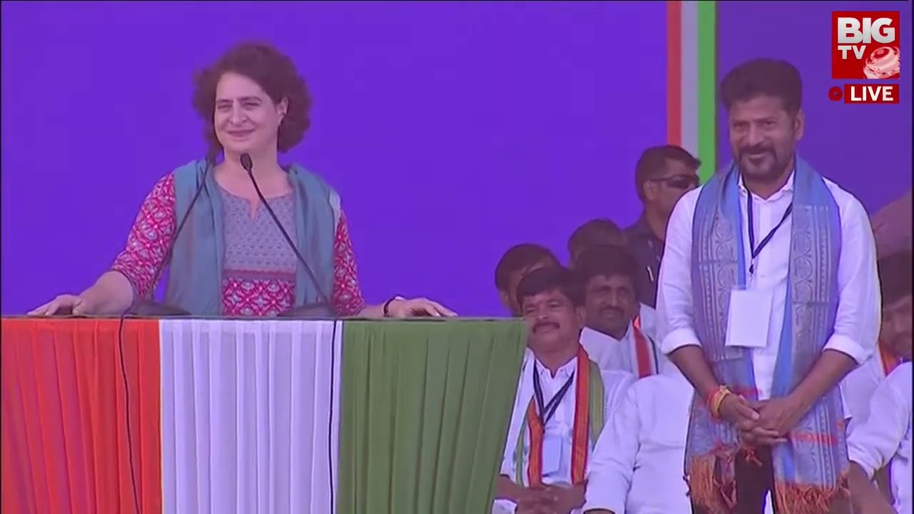 Priyanka Gandhi Great Words About Revanth Reddy | Congress | BIG TV