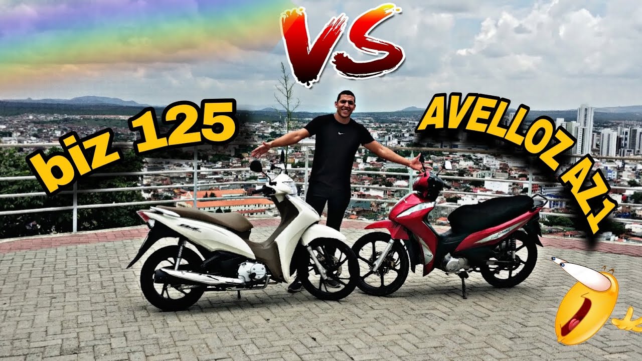 Qual &eacute; a melhor❓em 2024, uma avelloz az1 ou a biz 125,  compara&ccedil;&atilde;o de uma para outra!