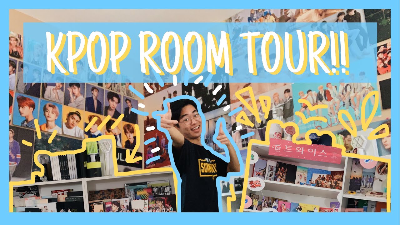 KPOP ROOM TOUR 2018! [Albums, Posters, Lightsticks Organization!]