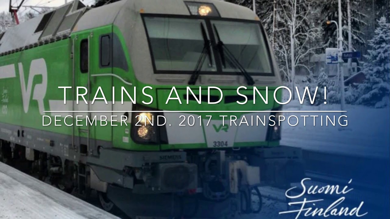 Snow and trains. &rdquo;Special video for Finland&rsquo;s 100 Independence day&rdquo;.