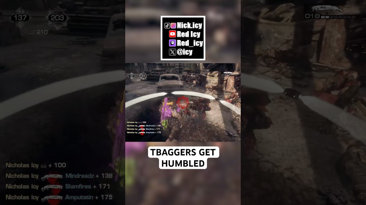 Toxic Gears of War TBAGGERS Get Humbled #gearsofwar #gaming #gears #xbox #gearsofwarreloaded