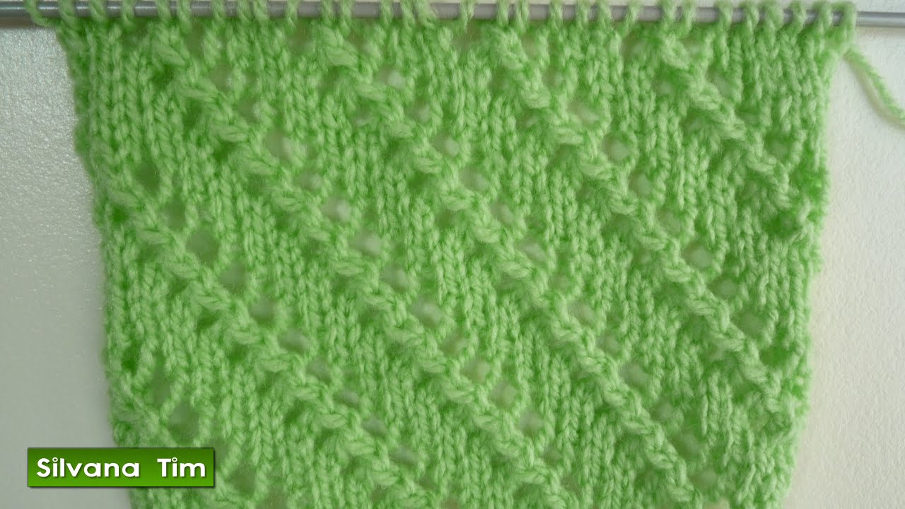 Punto (puntada) LINEAS en DIAGONAL 💥 Knitting. Tejido con dos agujas # 247