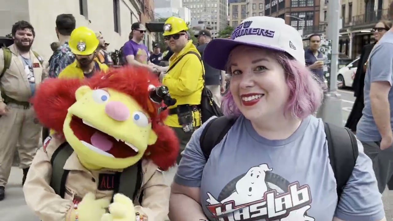 Allegra's Postcards from Ghostbusters Day, 2024 official Ghostbusters Headquarters Hook & Ladder 8