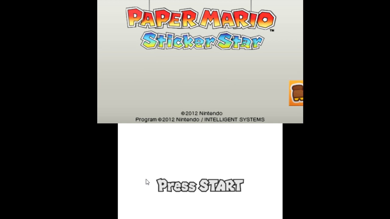 Paper Mario Sticker Stars Part 1