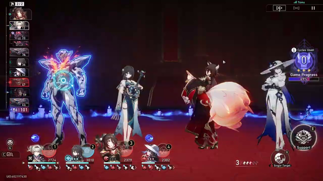 Firefly e2 (ft. Dahlia) vs Knight 2 - 0 cycle | Anomaly Arbitration 3.8 | Honkai: Star Rail