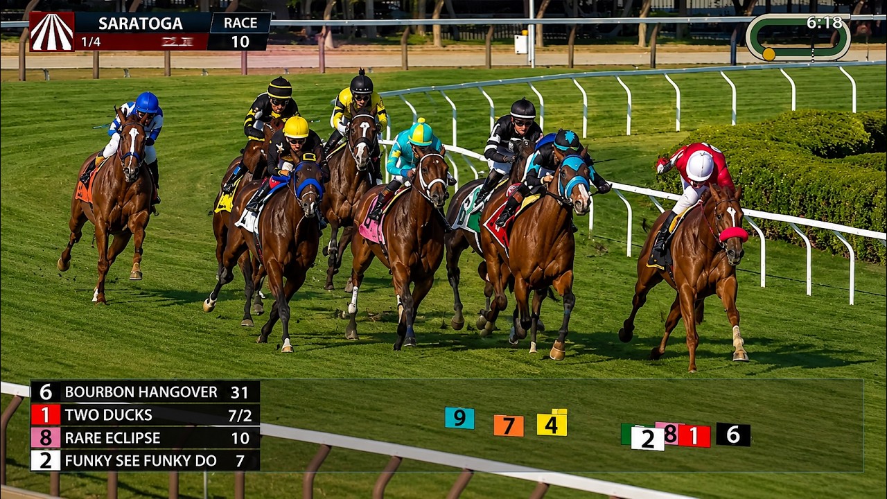 🏇 Saratoga Full Race Replays July 10, 2026 | 10 Races, Victory Ride G3, $55 Winner & Big Payouts