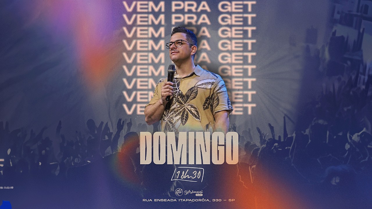 CULTO ONLINE NA GET | DOMINGO 18H30 | PAULO MAGALHÃES | 15/03/2026