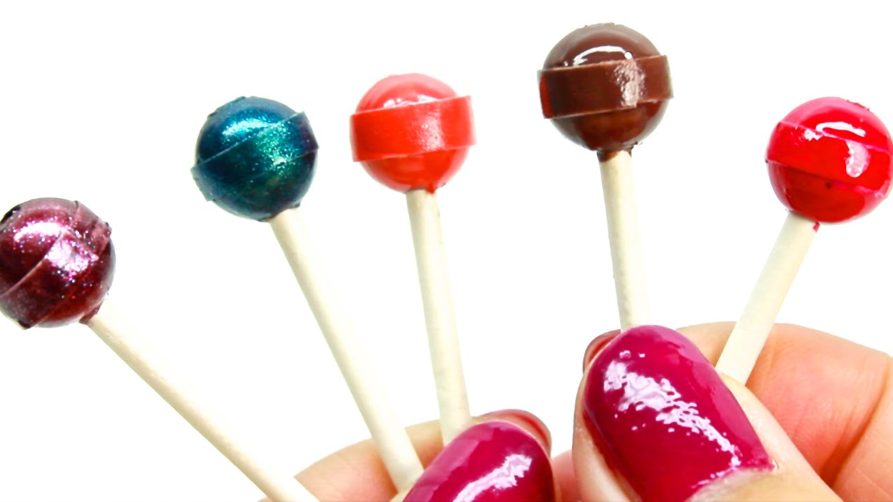 miniatures doll l how to make tootsie pops lollipop tutorial - DollHouse DIY ♥