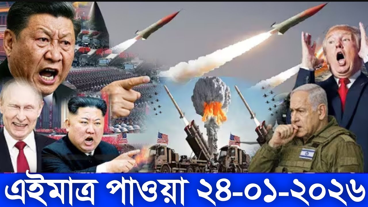 আন্তর্জাতিক বাংলা সব-খবর একসাথে BBC World News 22 Jan 2026 || World News Bangla @theInside.445