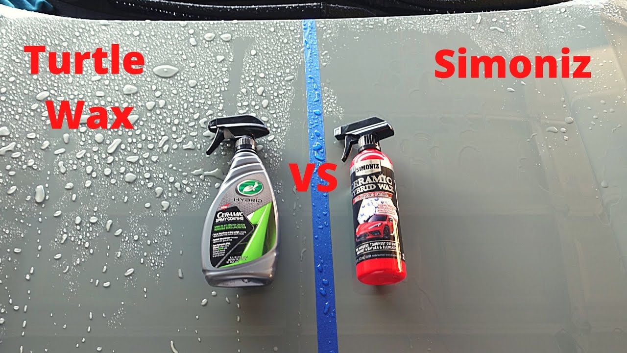 Turtle Wax Spray Coating vs Simoniz Ceramic Hybrid Wax