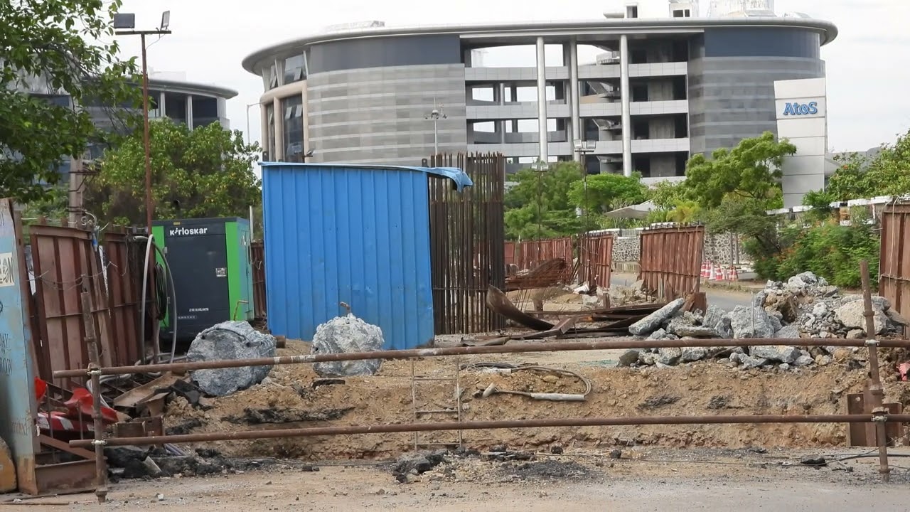 Chennai metro Phase-2 progress in SIPCOT-SIRUSERI-part-3