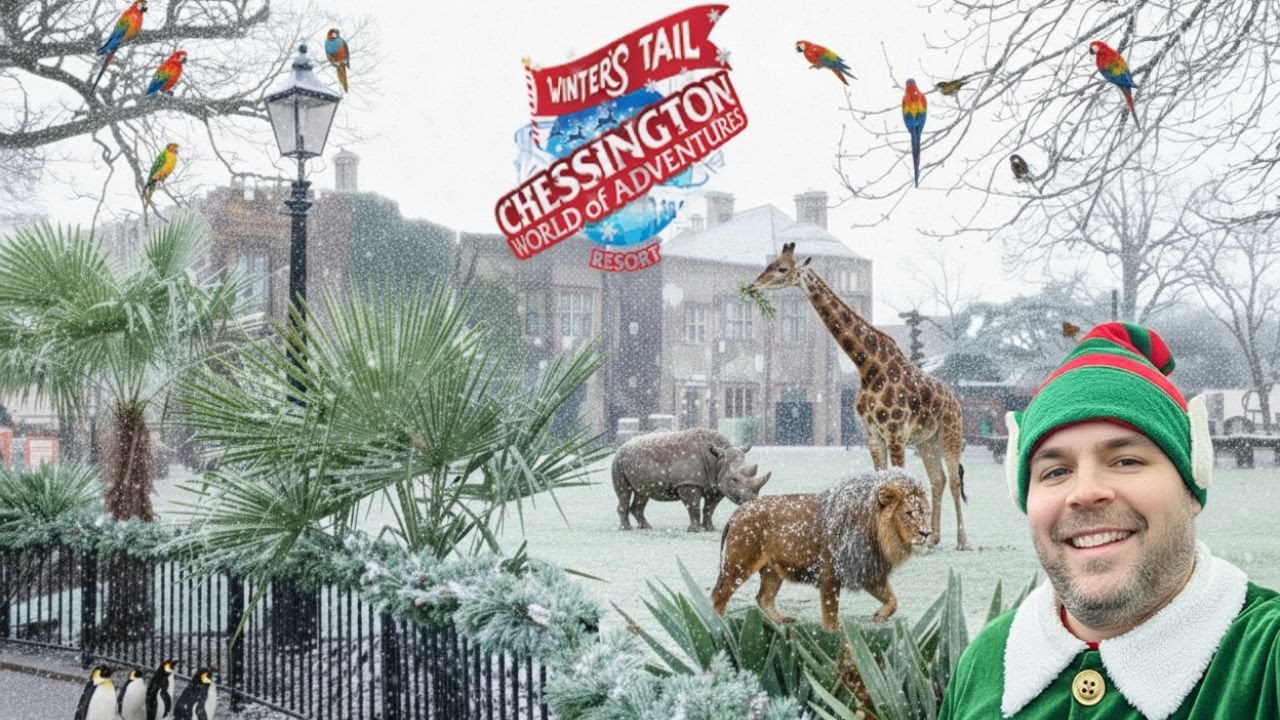 Chessington WINTER'S TAIL 2025 | Elf Sparkle Selfie Trail, Christmas Shows and More