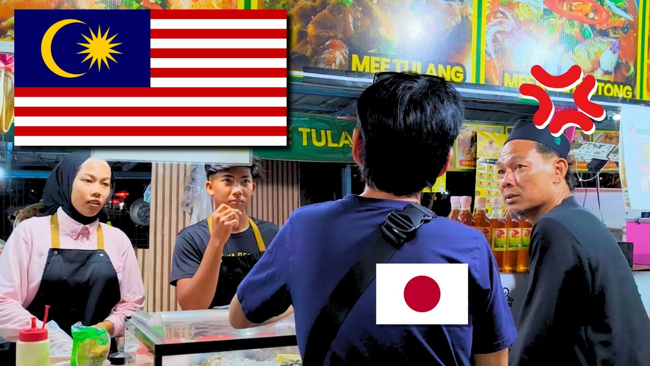 Japanese family offends Malaysian local seafood restaurant owner with a huge mistake in Kedah!