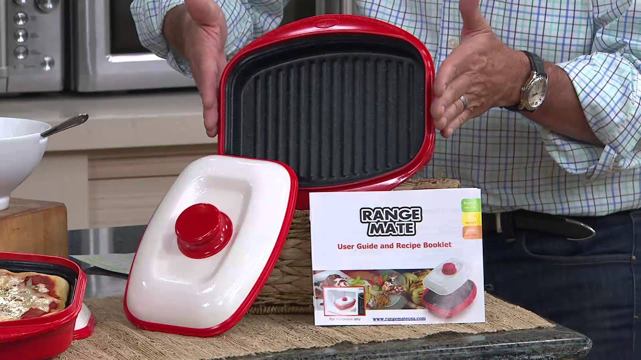 Rangemate 3 pc set Nonstick Microwave Grill Pan with Dan Wheeler