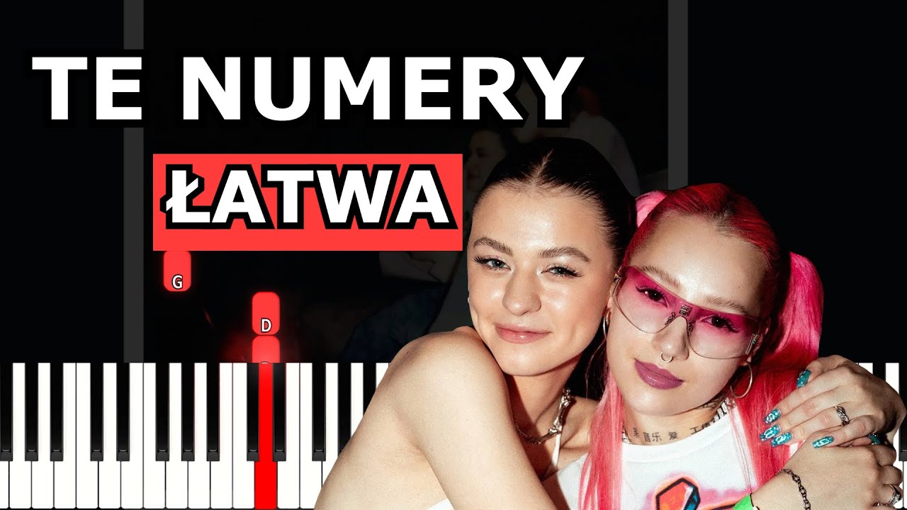 Te numery - Young Leosia, bambi | Piano Tutorial