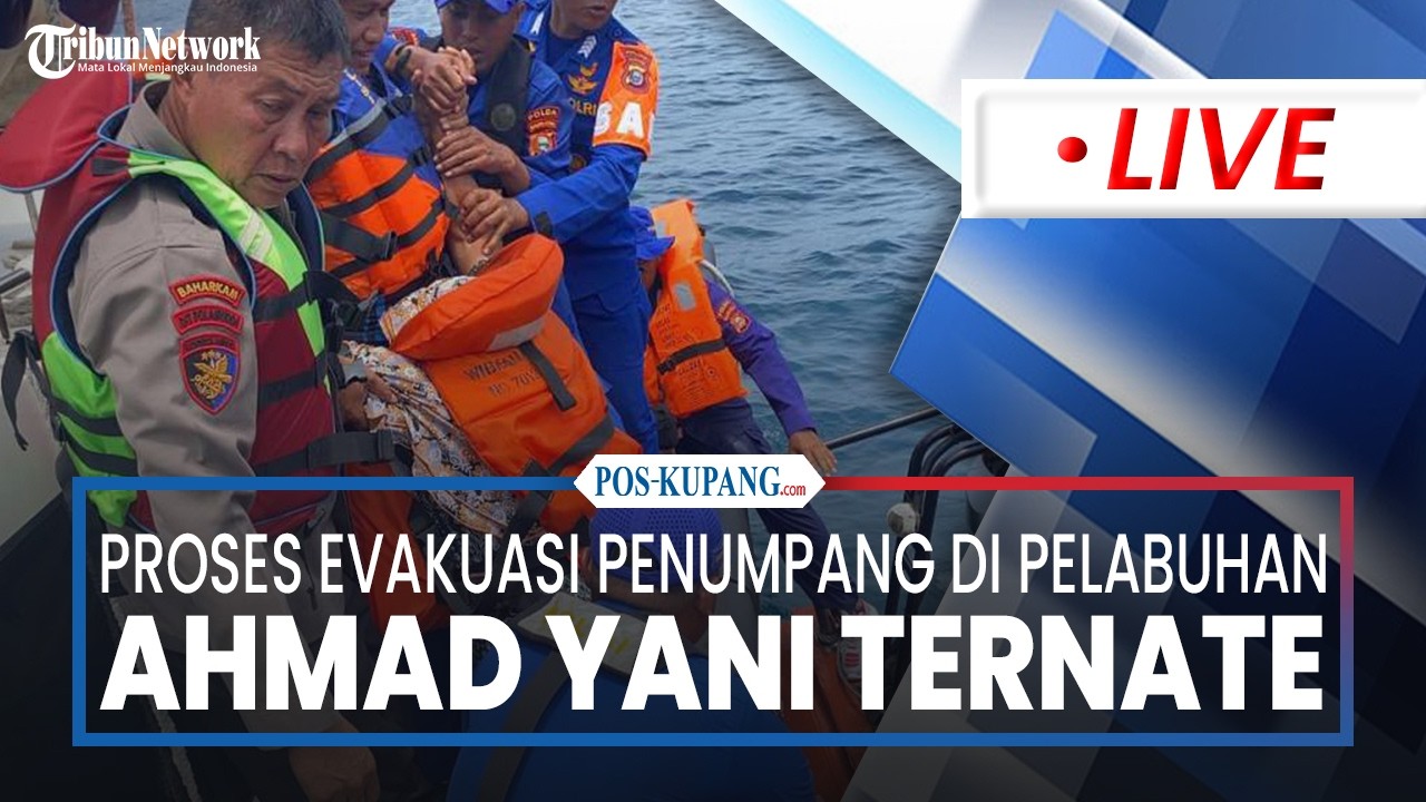 🔴Proses Evakuasi Penumpang di Pelabuhan Ahmad Yani Ternate, 6 Penumpang Dilarikan ke RSU