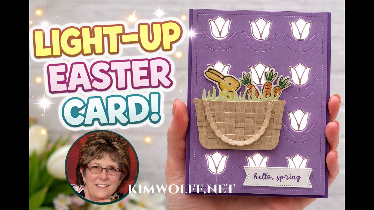 How to Make a Light-Up Easter Card ✨ | Stampin’ Up! Sunshine Vibes & Easter Basket Bundles