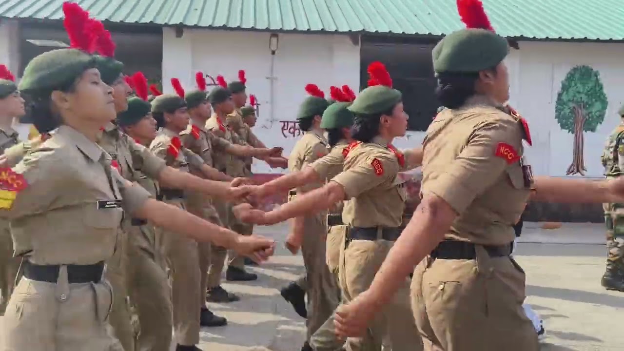 NCC Drill Training for RDC Selection: Full Arm Swing, High leg raise and strong Heel Dig 2025-26