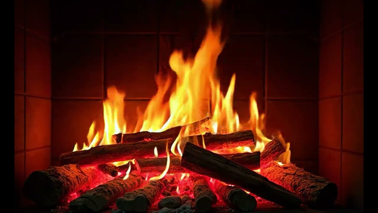 🔥Cozy 4K Fireplace – Fireplace for Focus