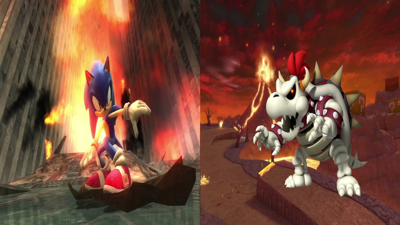 Sonic / Mario Kart Mix: Crisis Volcano