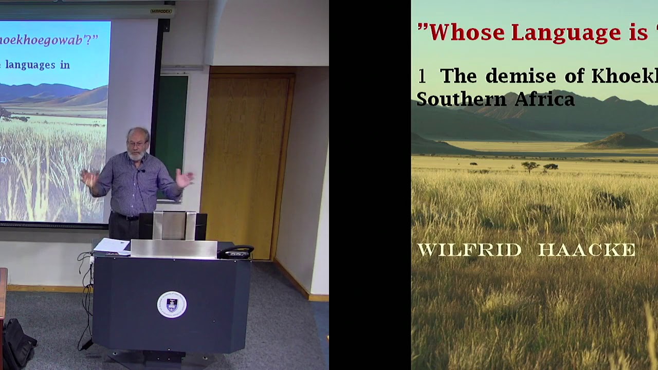 WHOSE LANGUAGE IS ‘KHOEKHOEGOWAB’? 1 Wilfrid Haacke, formerly professor at the University of Namibia