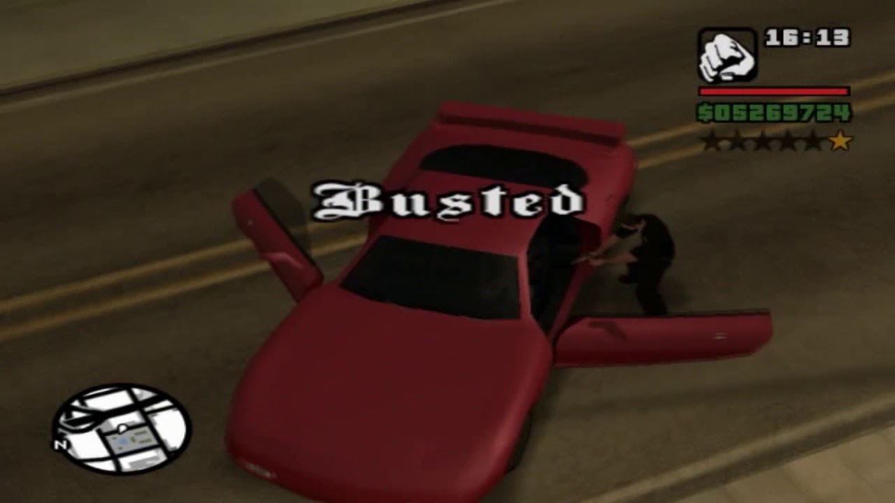 GTA SA BUSTED 43 (Sport Cars Edition)