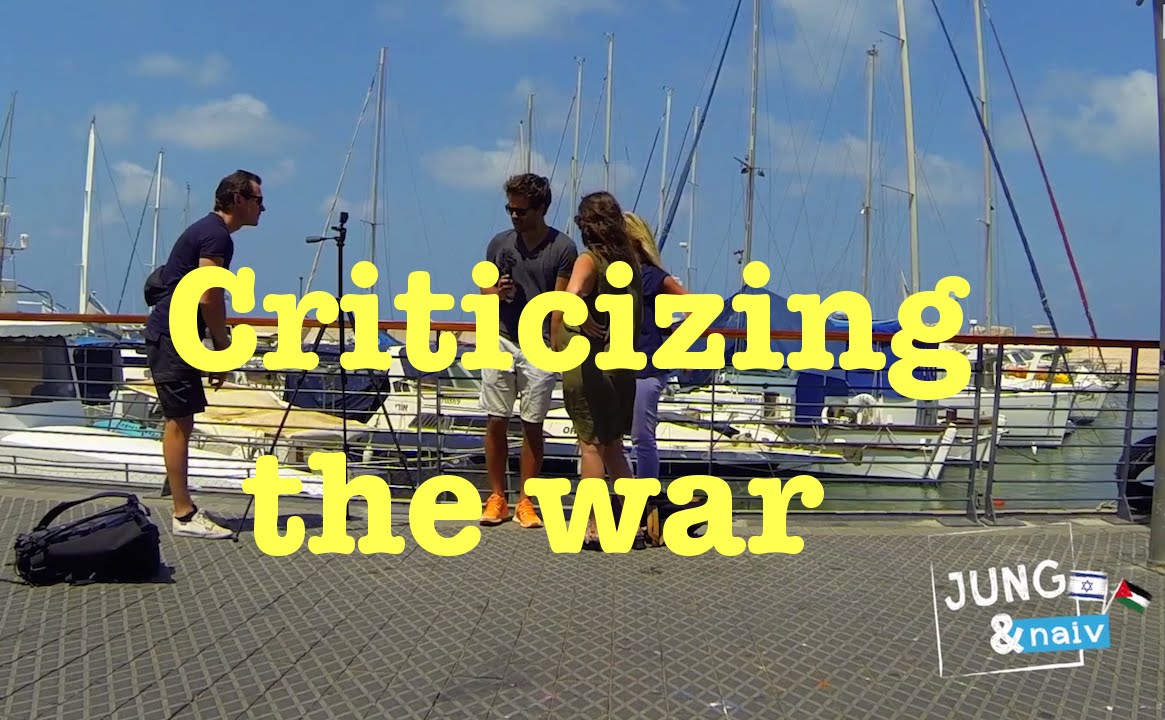 Criticizing the war - Jung & Naiv in Israel: Episode 193