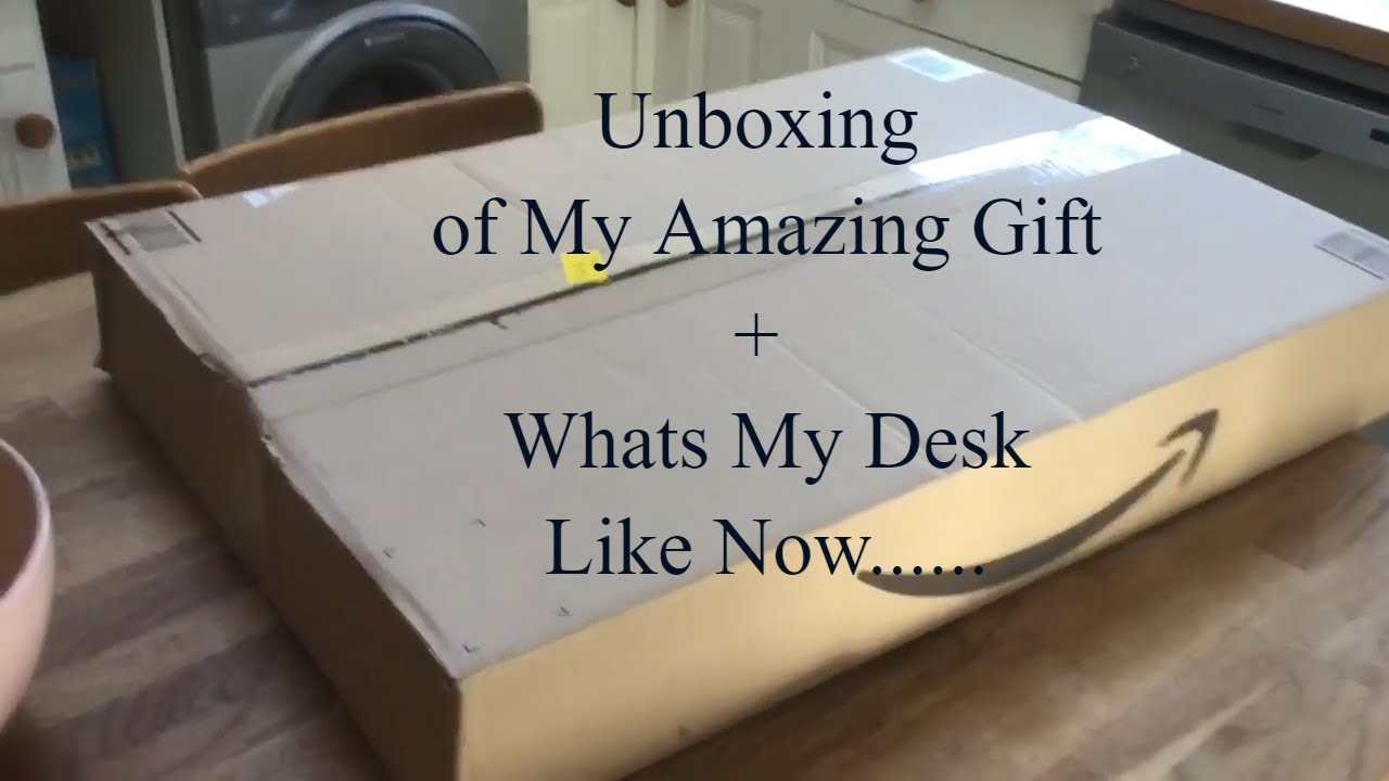 What is My Desk Like Now ...... What Did We Make + Unboxing Happy Mail Gift