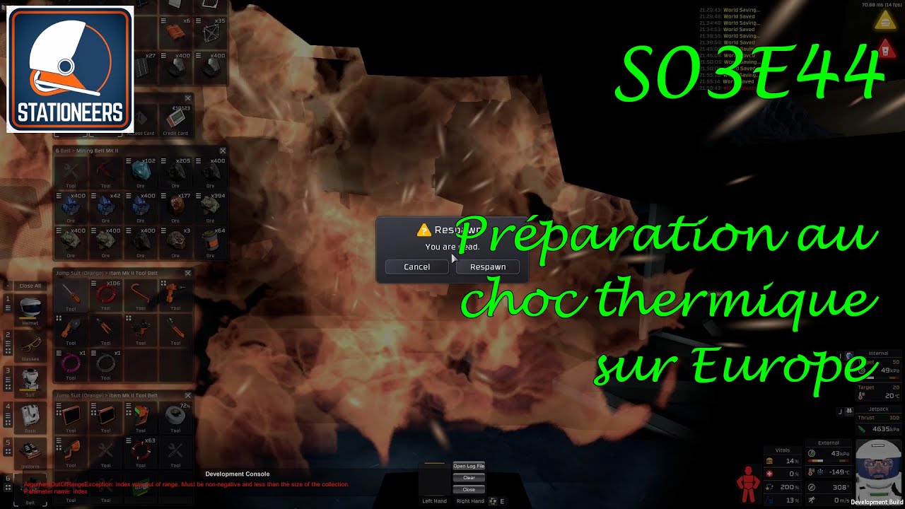 D&eacute;but des pr&eacute;paratifs | Let's Play Stationeers [FR] S03E44 #stationeers #gameplayfr #letsplayfr