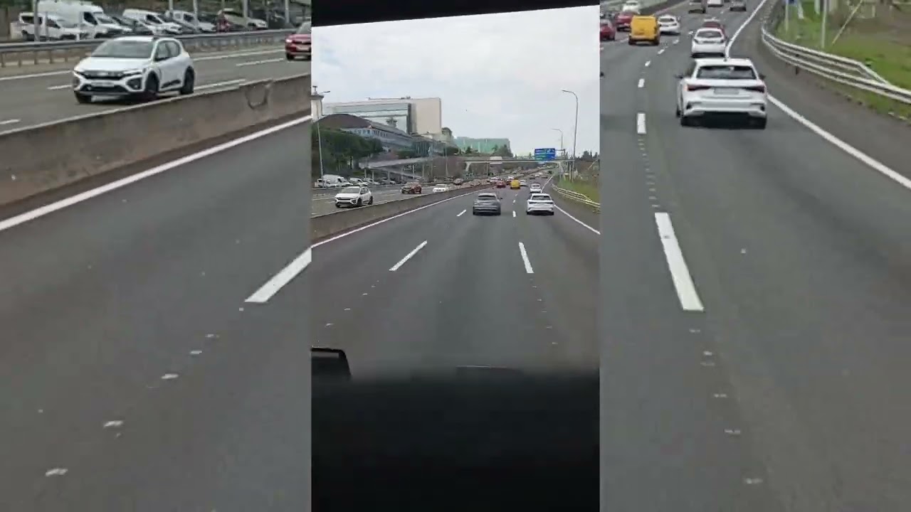 Timelapse  de la entrada del intercambiador de Avda de América de Madrid