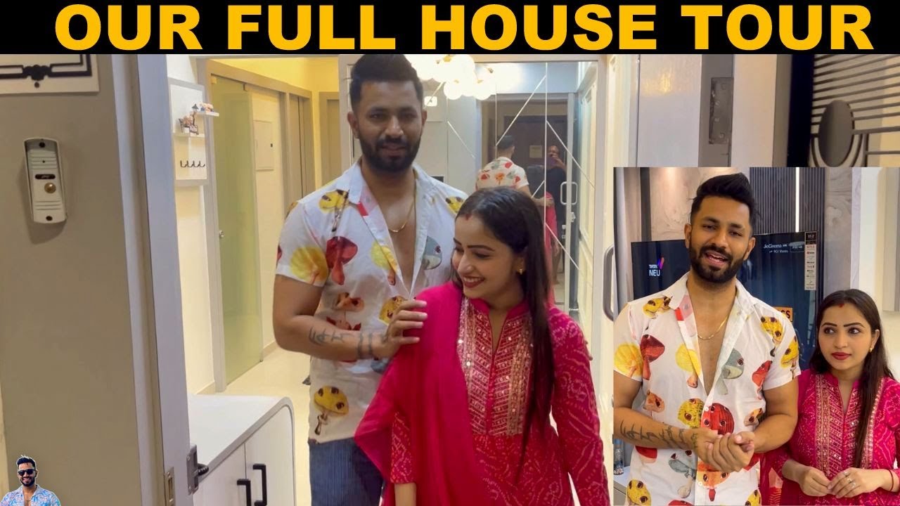 NEW HOME TOUR | VJ PAWAN SINGH RASHMITHA POOJARY