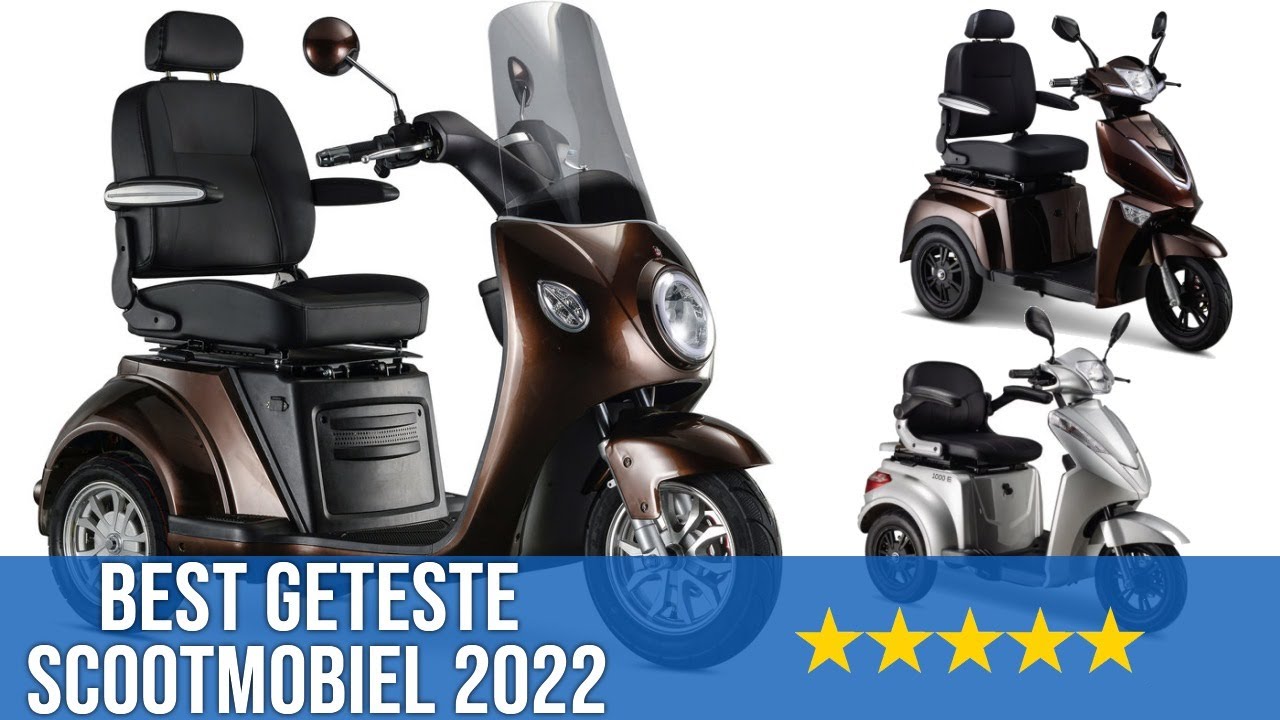 Scootmobiel test 2022 | De beste scootmobielen met 3 wielen