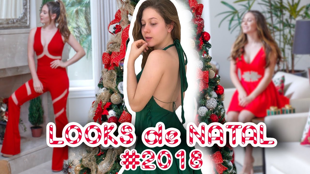 8 LOOKS INCRÍVEIS  PARA O NATAL 2018 🎄🎅🏼