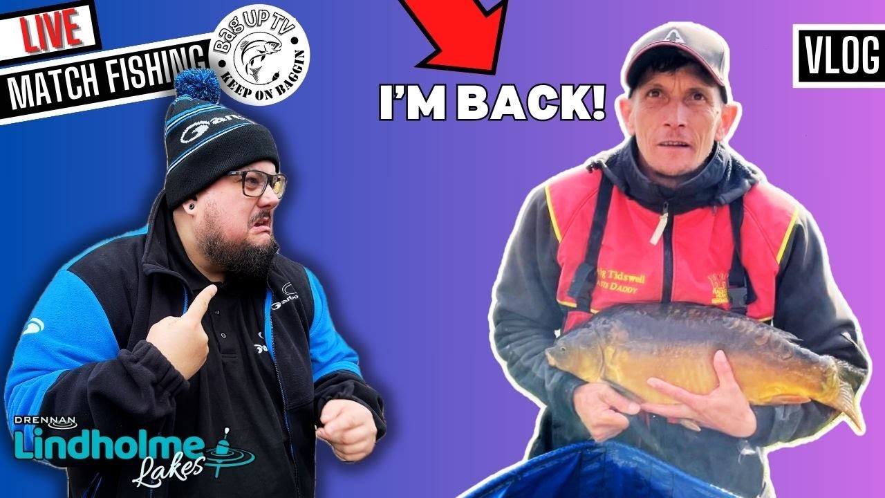 I'M BACK! LINDHOLME LAKES BANK HOLIDAY PAIRS | LIVE MATCH FISHING | BAGUPTV 2025