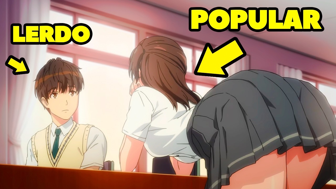 Garoto PERDEDOR  PREGUIÇOSO era IGNORADO por todas as GAROTAS Mas CONQUISTA a mais POPULAR da Escola