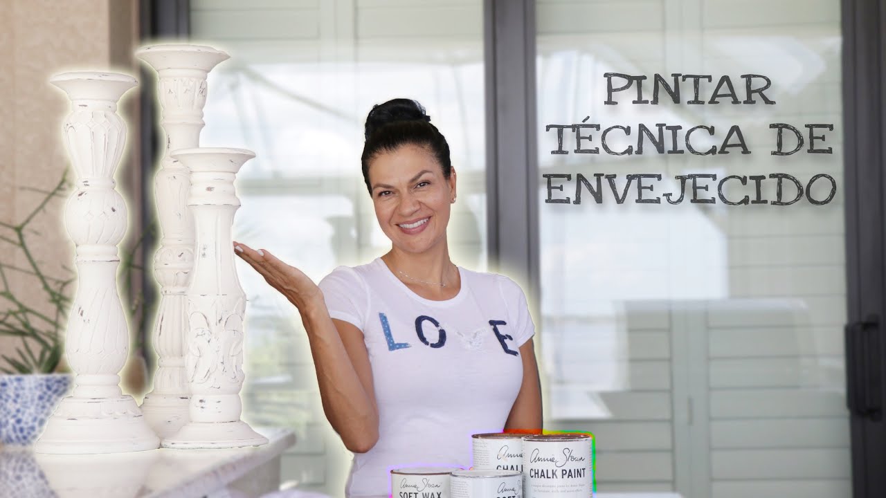 TECNICA DE EFECTO ENVEJECIDO (CHALK PAINT / PINTURA A LA TIZA)