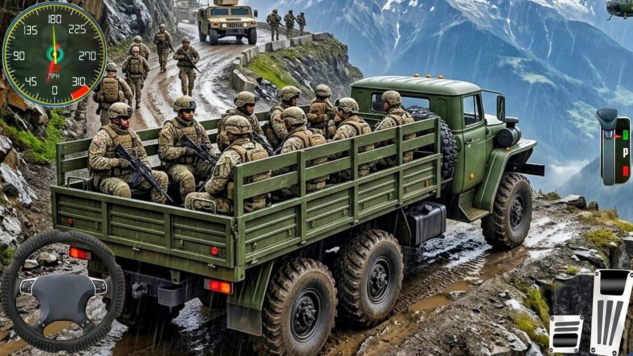 New Army Truck Games 2026 - Military Cargo Truck Simulator 3D -  Android Gameplay