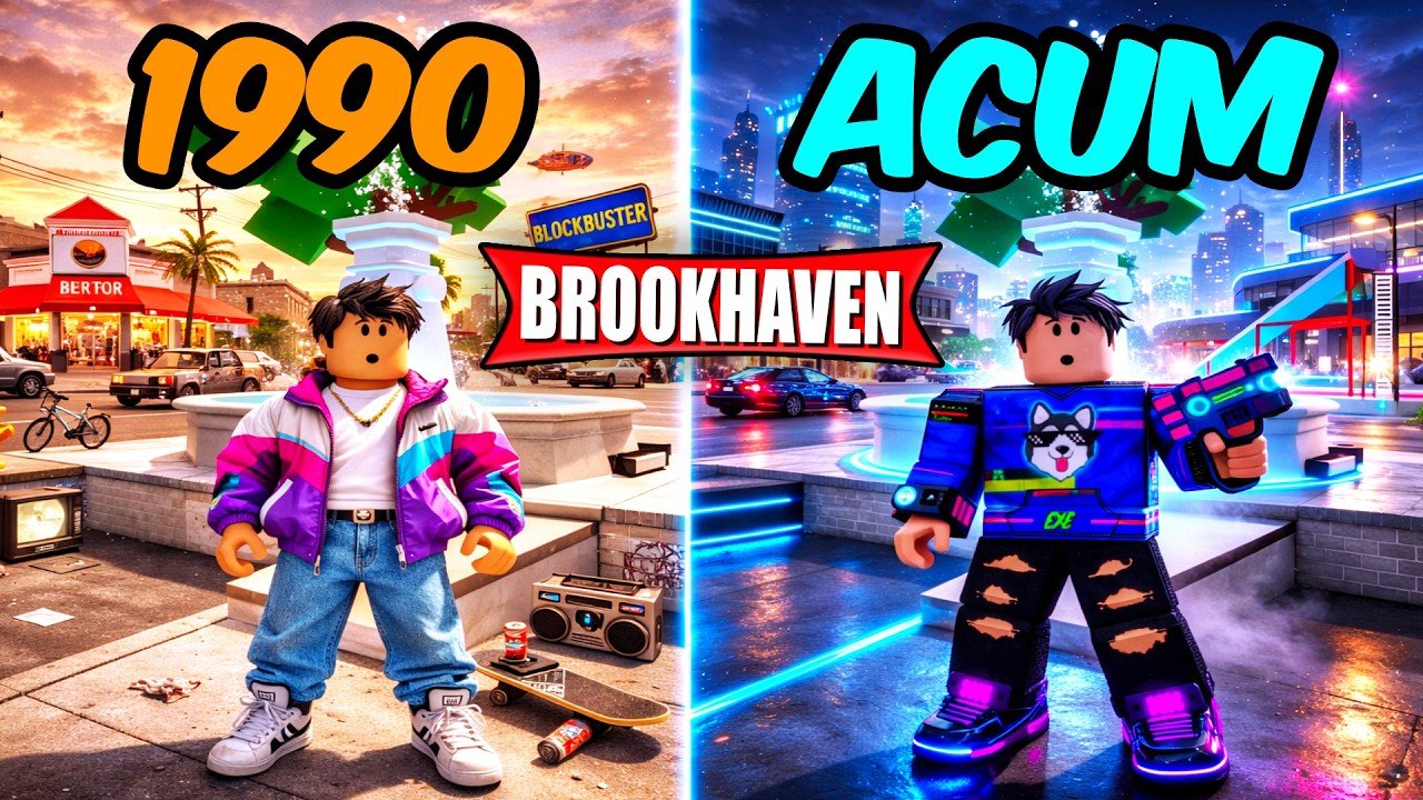 ANUL 1990 VS ACUM in BROOKHAVEN