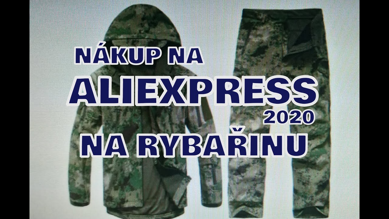 Nákup na Aliexpress na rybaření
