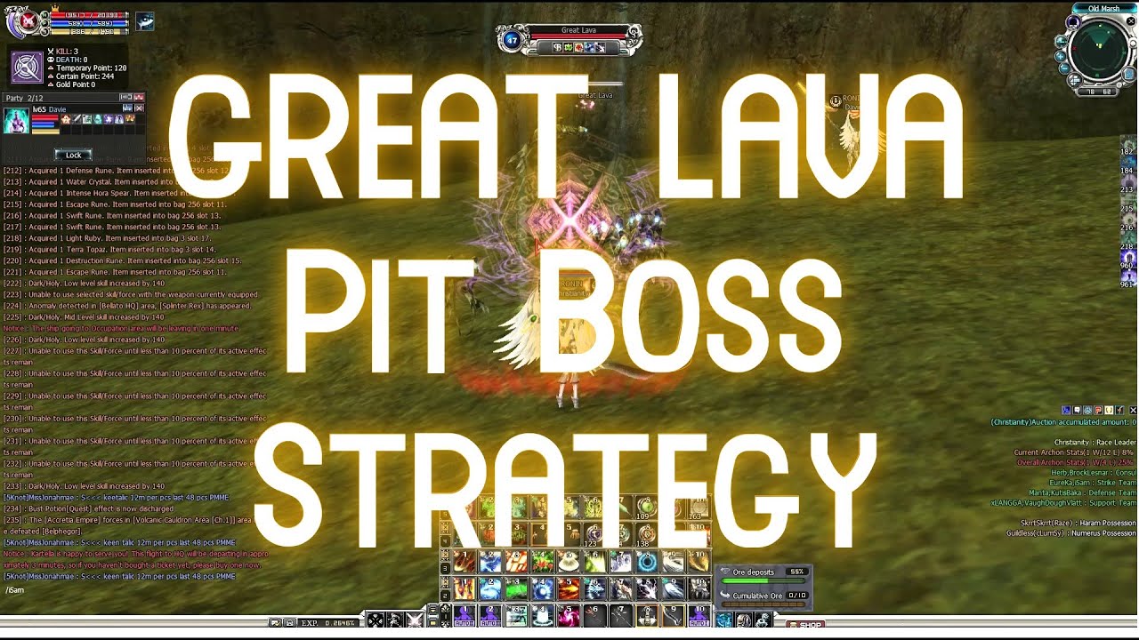 Great Lava Pit Boss Strategy - RF Online PlayPark Desolation