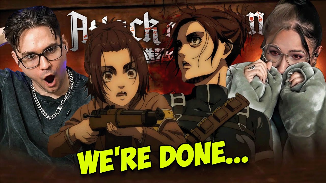 He’s QUITTING AOT 😭 - Couple Reacts to *ATTACK ON TITAN (First Time) 4x8 'Assassin's Bullet'