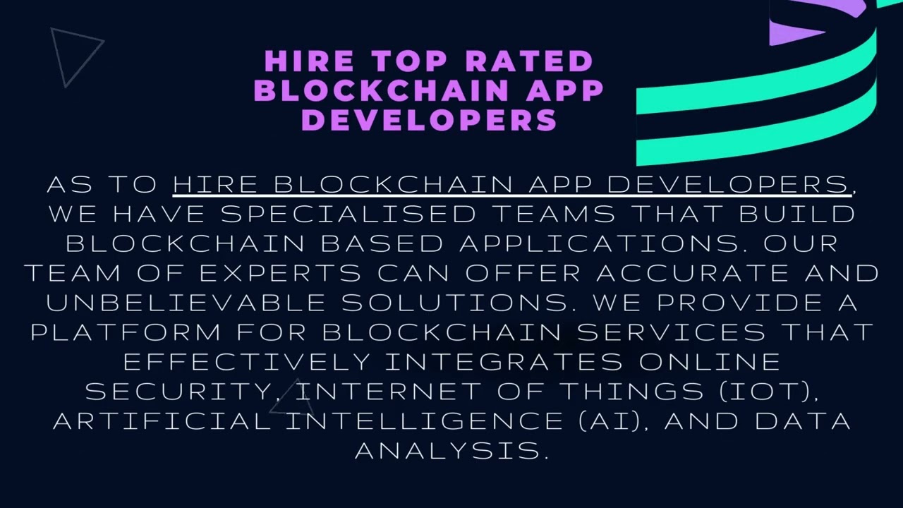 Blockchain App Developers