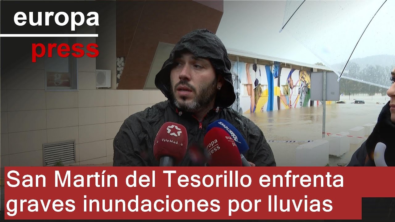 San Martín del Tesorillo (Cádiz) espera la llegada de la UME ante el desbordamiento del río