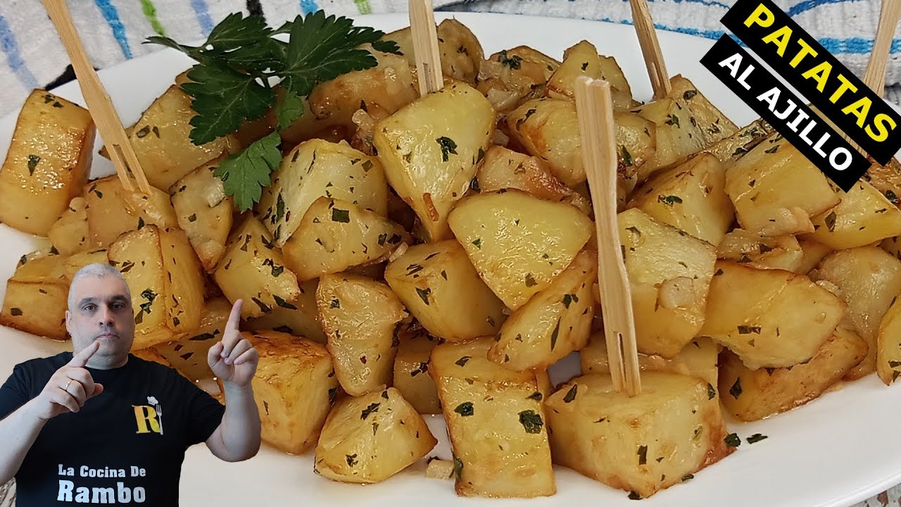 🤩 PATATAS AL AJILLO. 🧄🥔Super fáciles 😋 Receta de Verano. 😎🥔🥔
