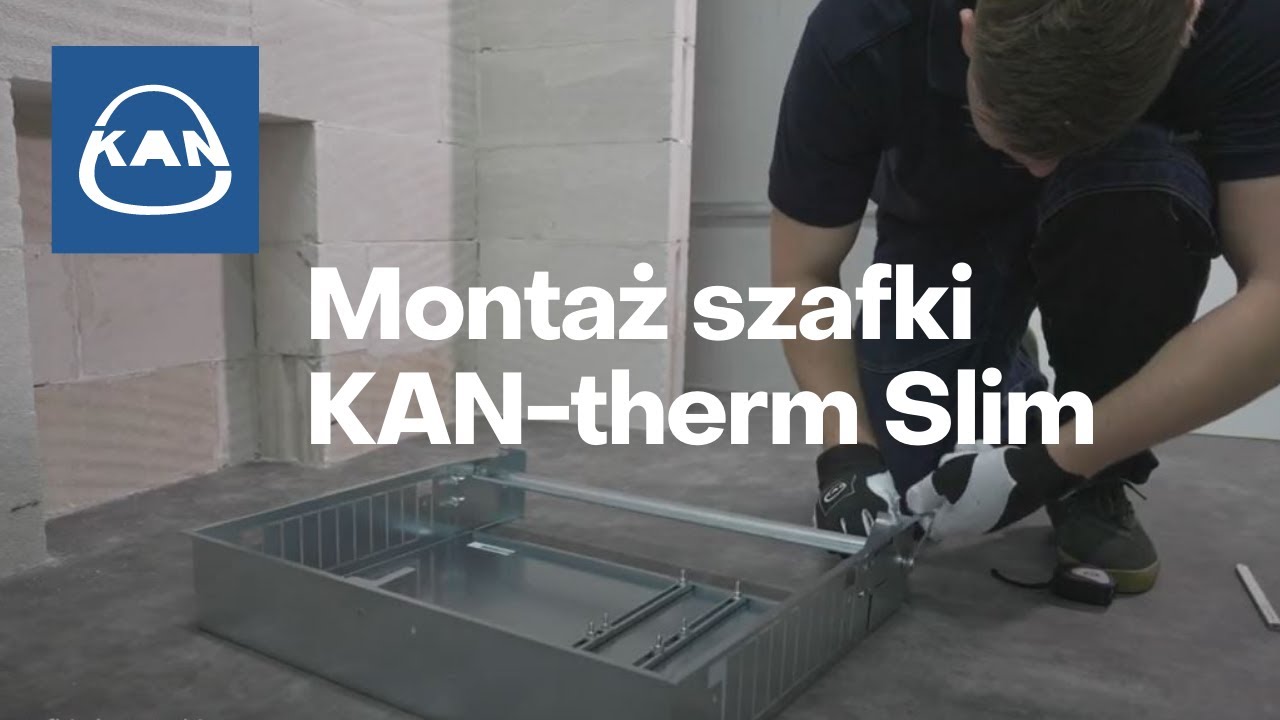 Jak zamontować szafkę na rozdzielacz KAN-therm Slim?