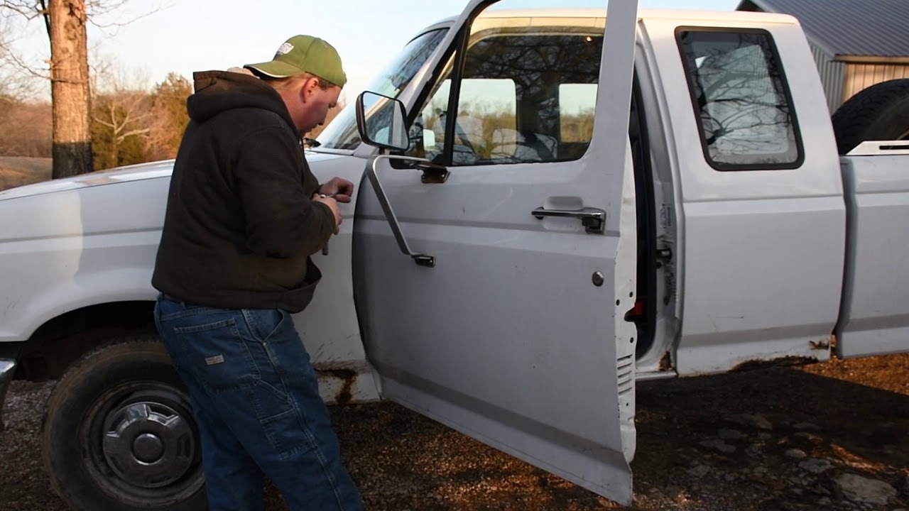 1995 F-250 Door Hinge Adjustment